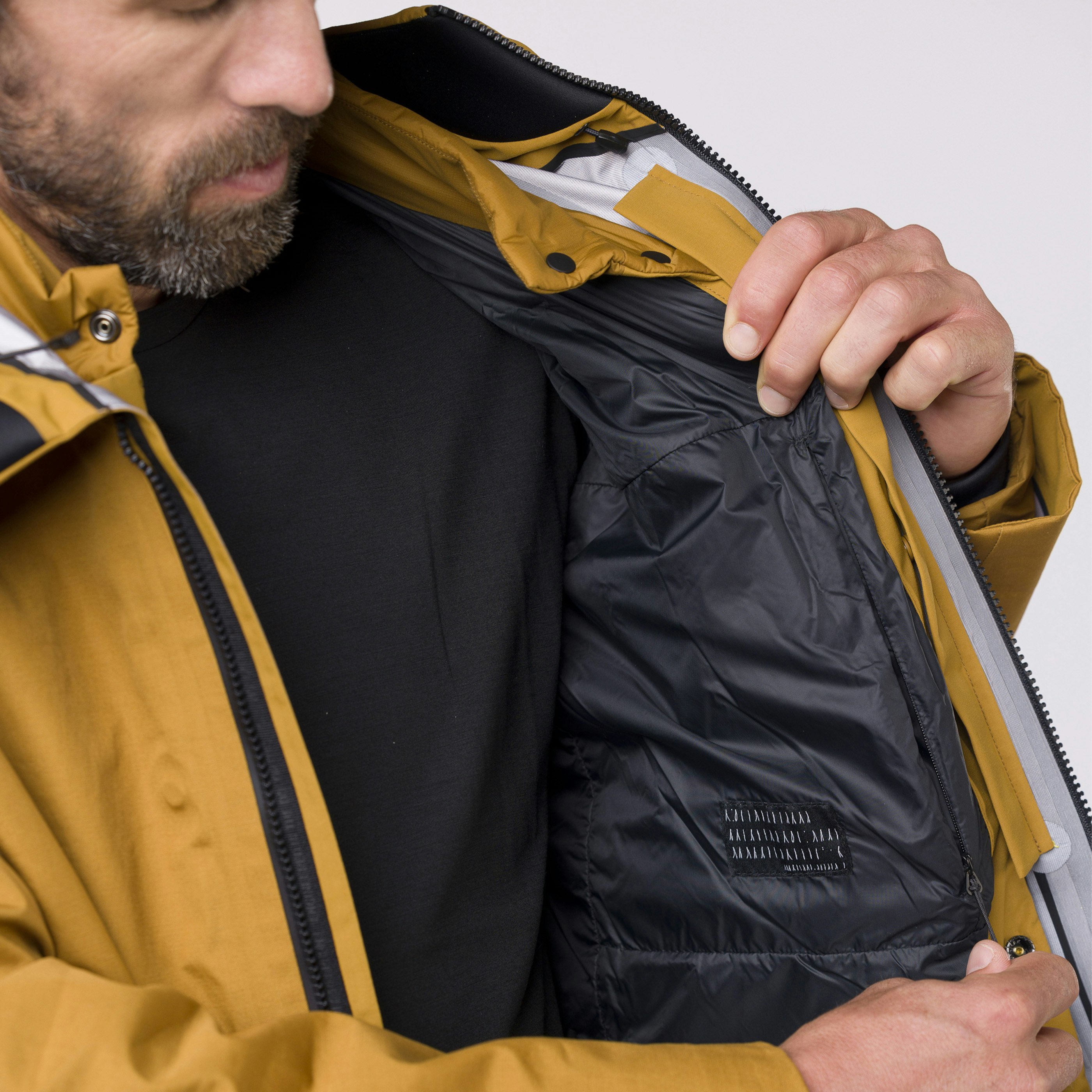 Fanes 3 Layers Powertex Hemp 2 in 1 Parka Herren