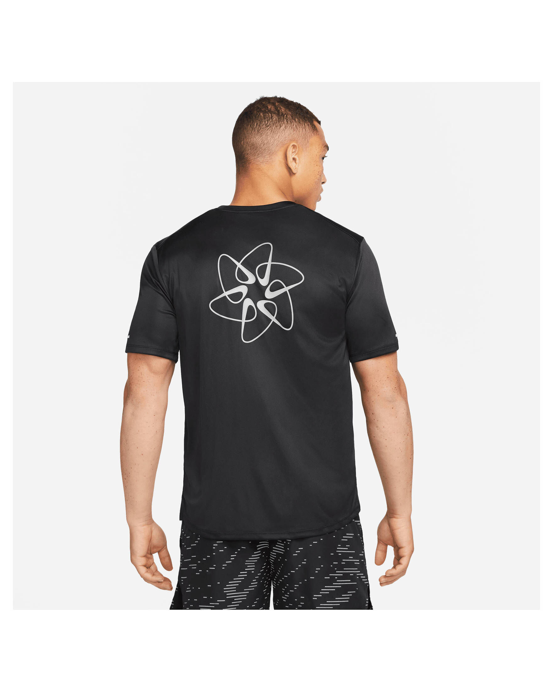 Nike| Herren Laufshirt DF UV RUN DIVISION MILER GPX S/S TEE BORDEAU