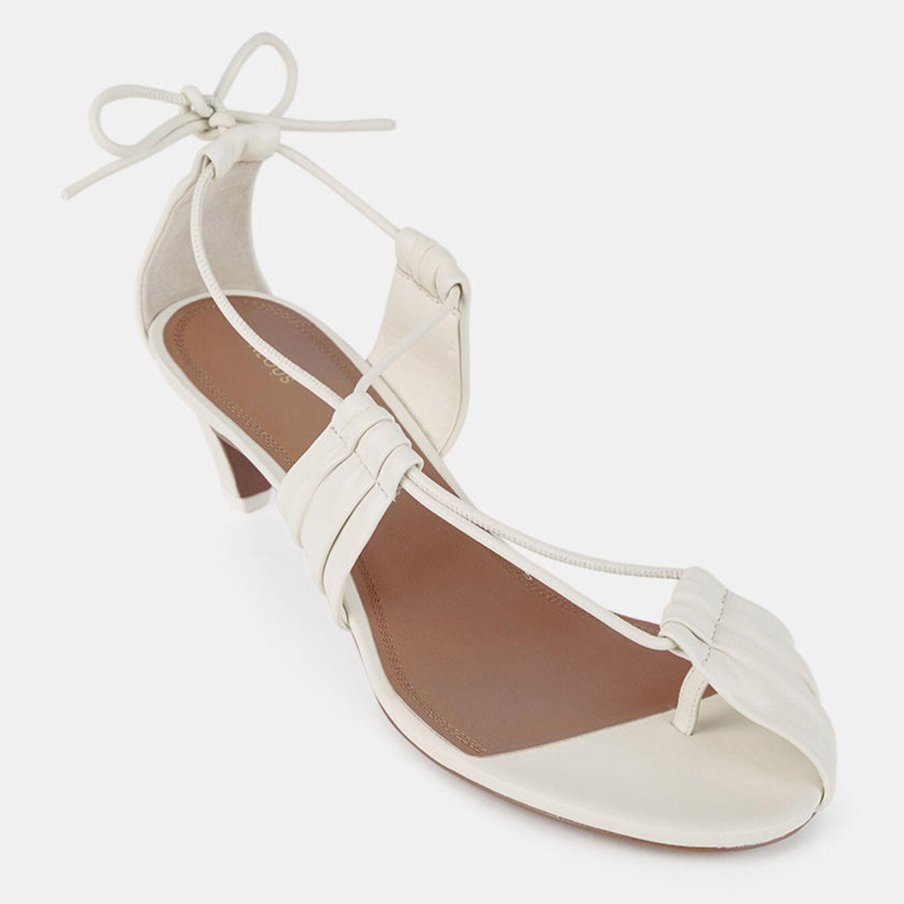 Neous Sandales en Cuir Alma beiges - Talon 5 cm