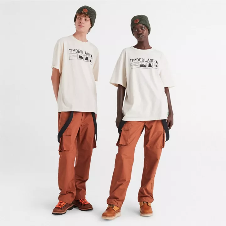 Camiseta Timberland x Nina Chanel Abney na cor branca
