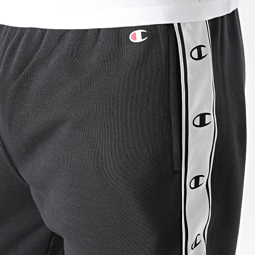 Pantalon Jogging A Bandes 218475 Noir