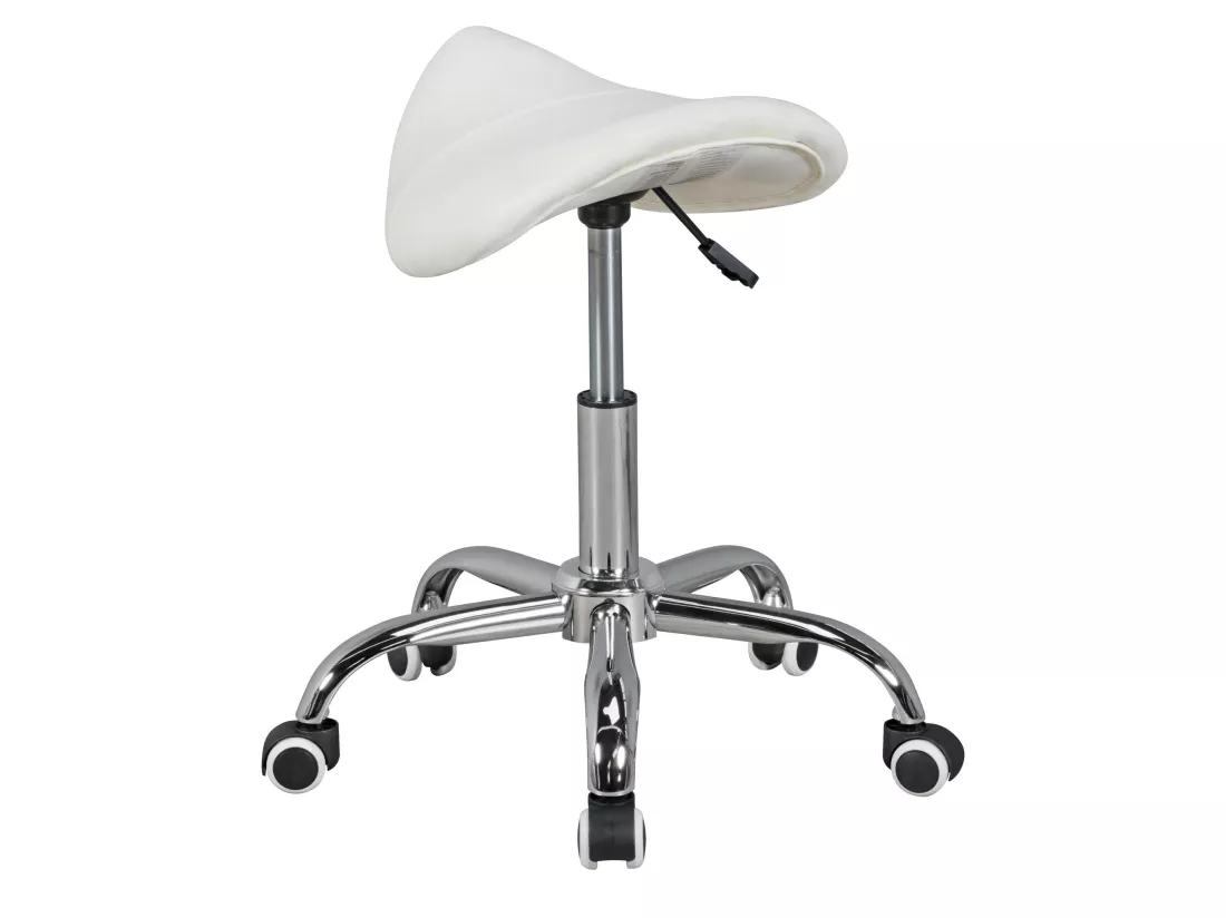 Design Tabouret à Roulettes Pivotant 360° Rembourré Tabouret de bureau