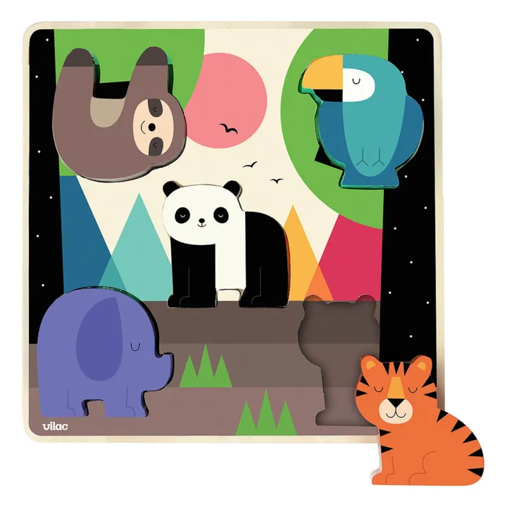 Vilac Jeu d'encastrement sonore Jungle