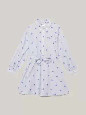 Vestido camisa listrado TH Monogram Ithaca