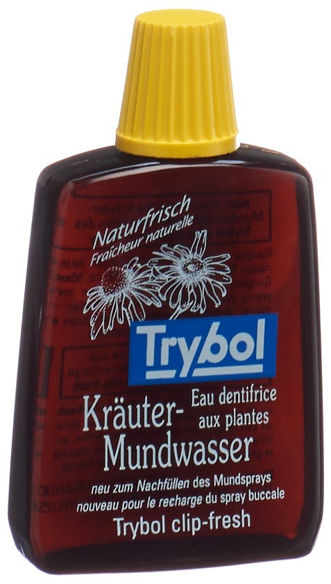 TRYBOL Kräuter Mundwasser Reiseflasche Fl 20 ml