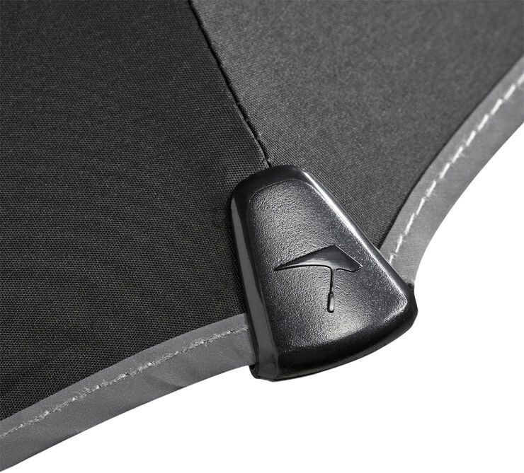 Senz Senz Mini Automatic foldable storm umbrella pure black reflective Pure black reflective