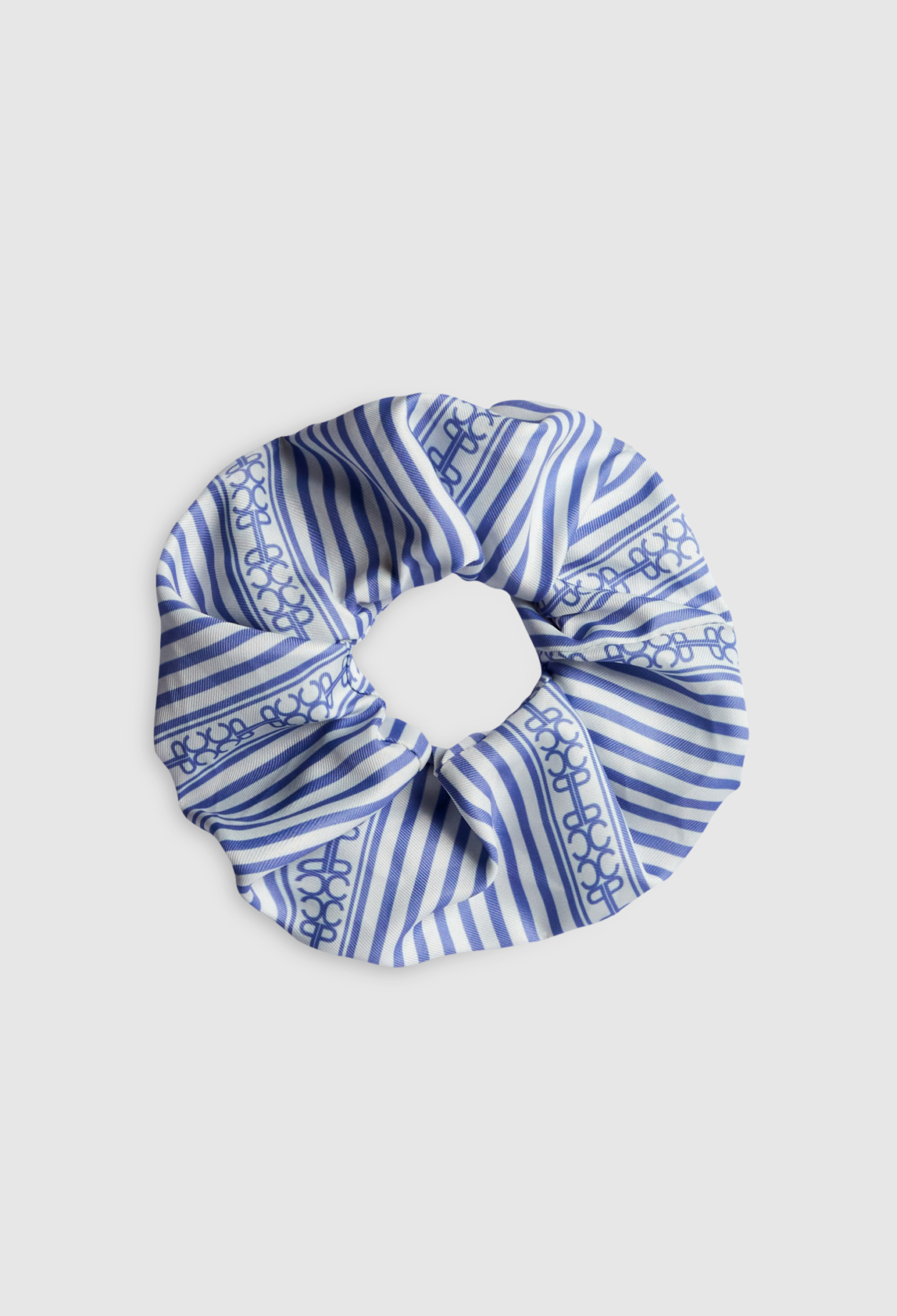Chouchou rayures bleu