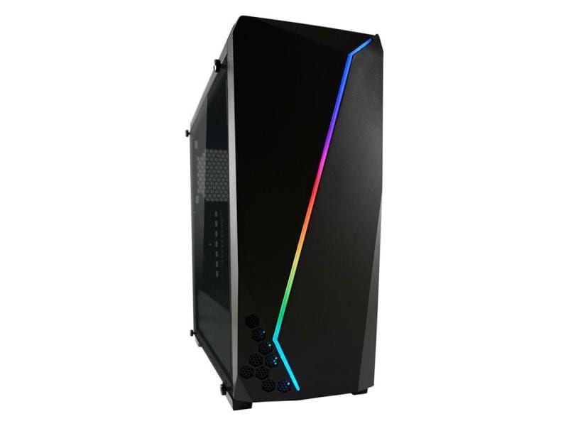 LC-Power PC-Gehäuse Gaming 700B Hexagon Mid-Tower Gehäuse