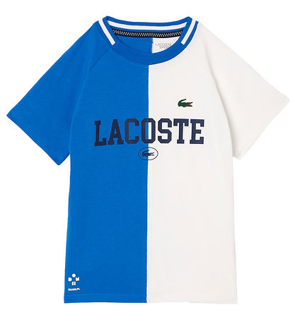 Lacoste T-shirt - Blå/Hvid