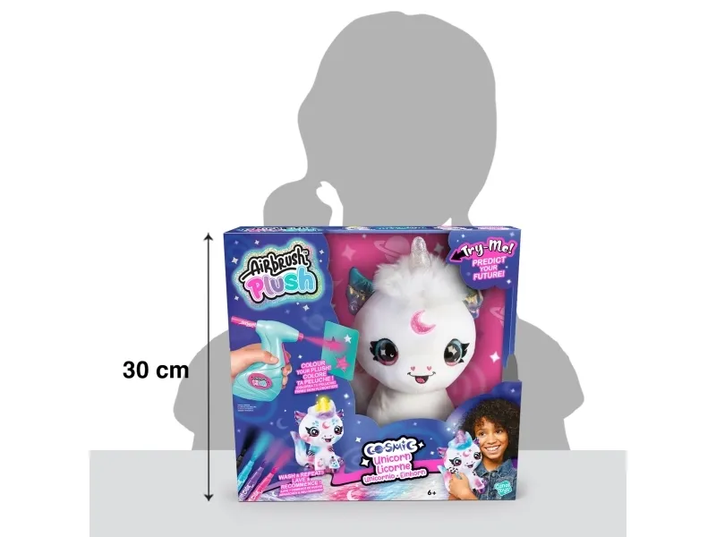 AIRBRUSH PLUSH Cosmic Unicorn