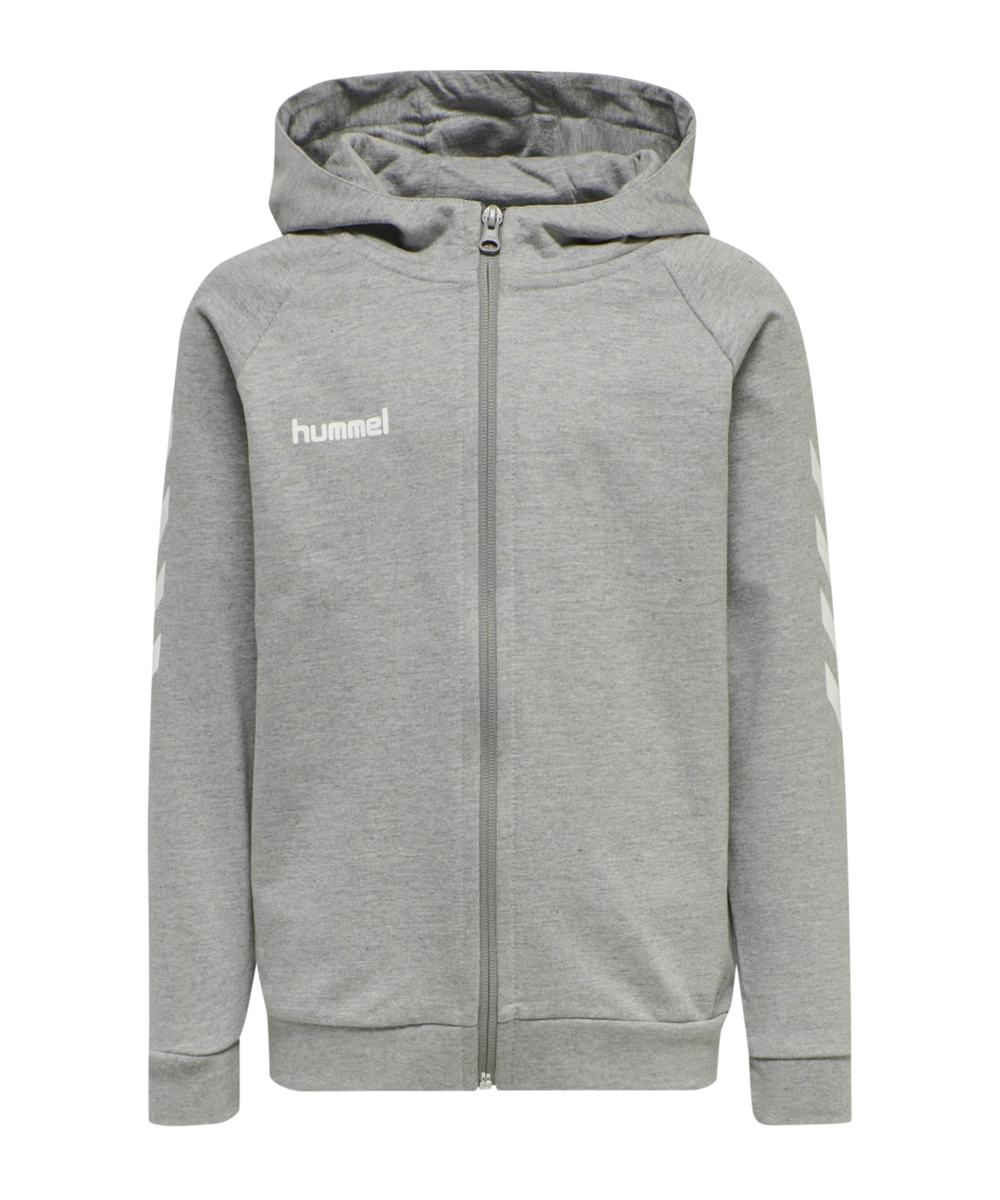 Hummel Cotton Kapuzenjacke Kids Grau F2006