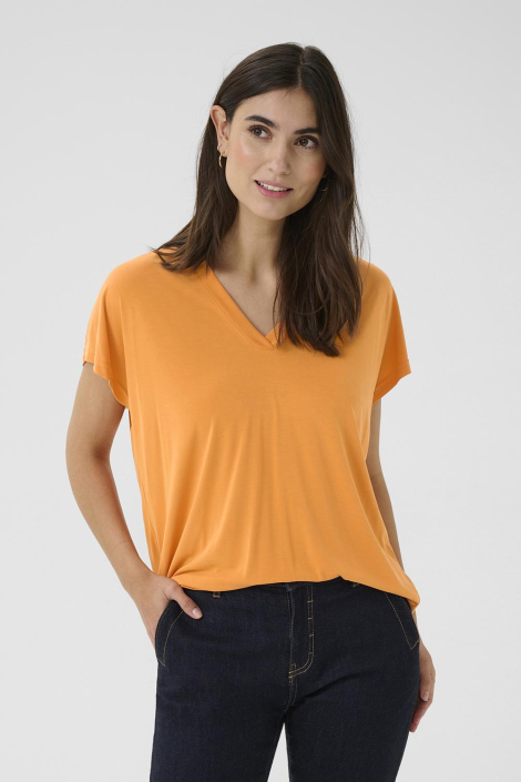Culture oranje dames t-shirt