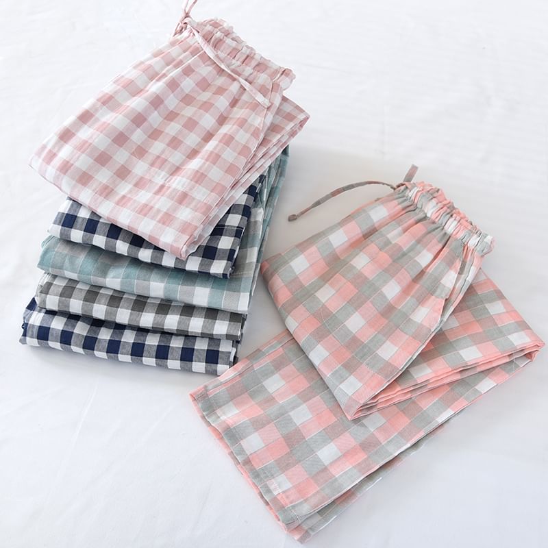 Finlies - Bijpassende geruite pyjamabroek voor koppels