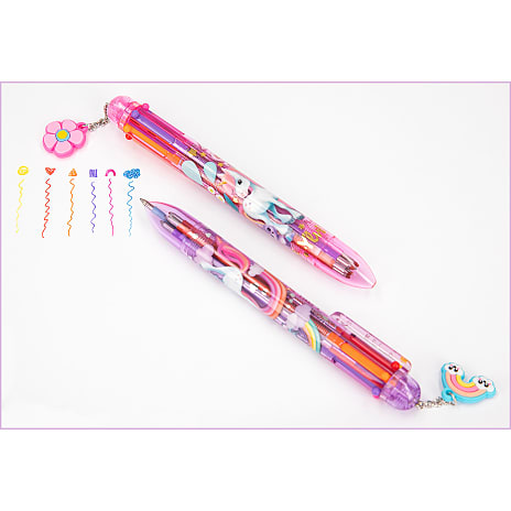 Ylvi kuglepen - multifarvet – flere varianter - assorteret