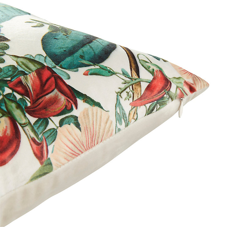Coussin GoodHome Guhajar crème 30 x 50 cm