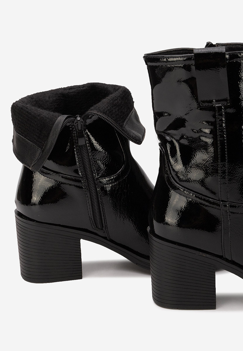 Bottes courtes femme noires Irineia