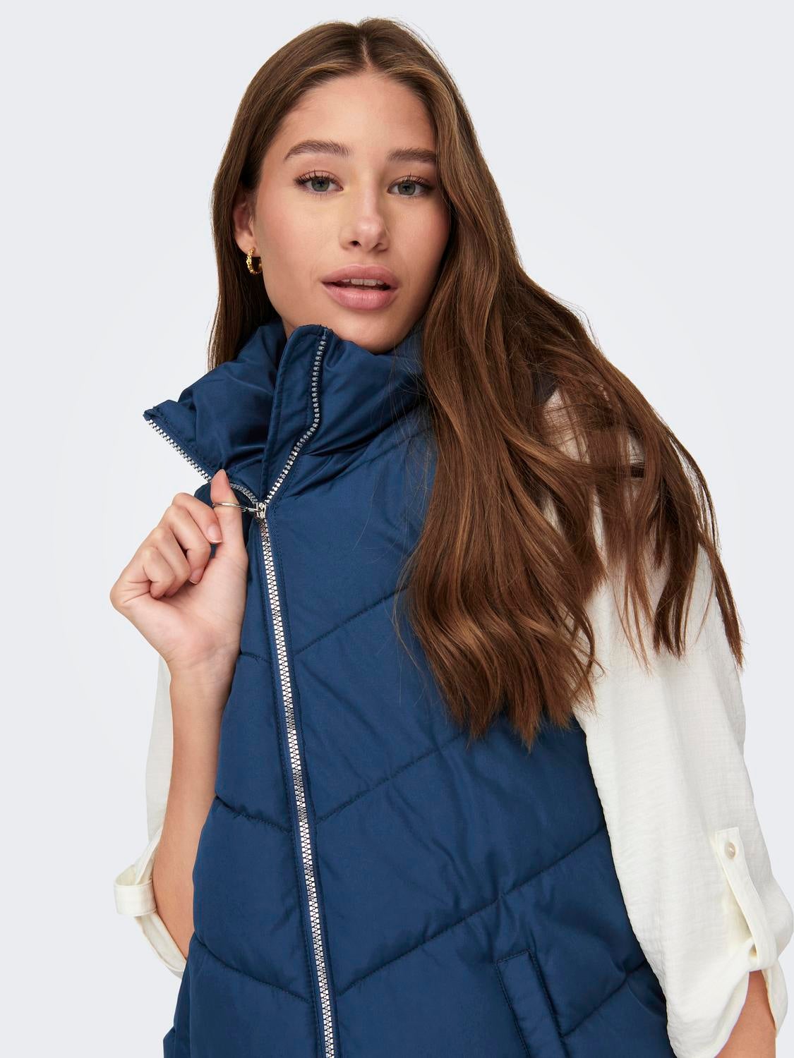 JDYFINNO Daunenweste Dark Denim