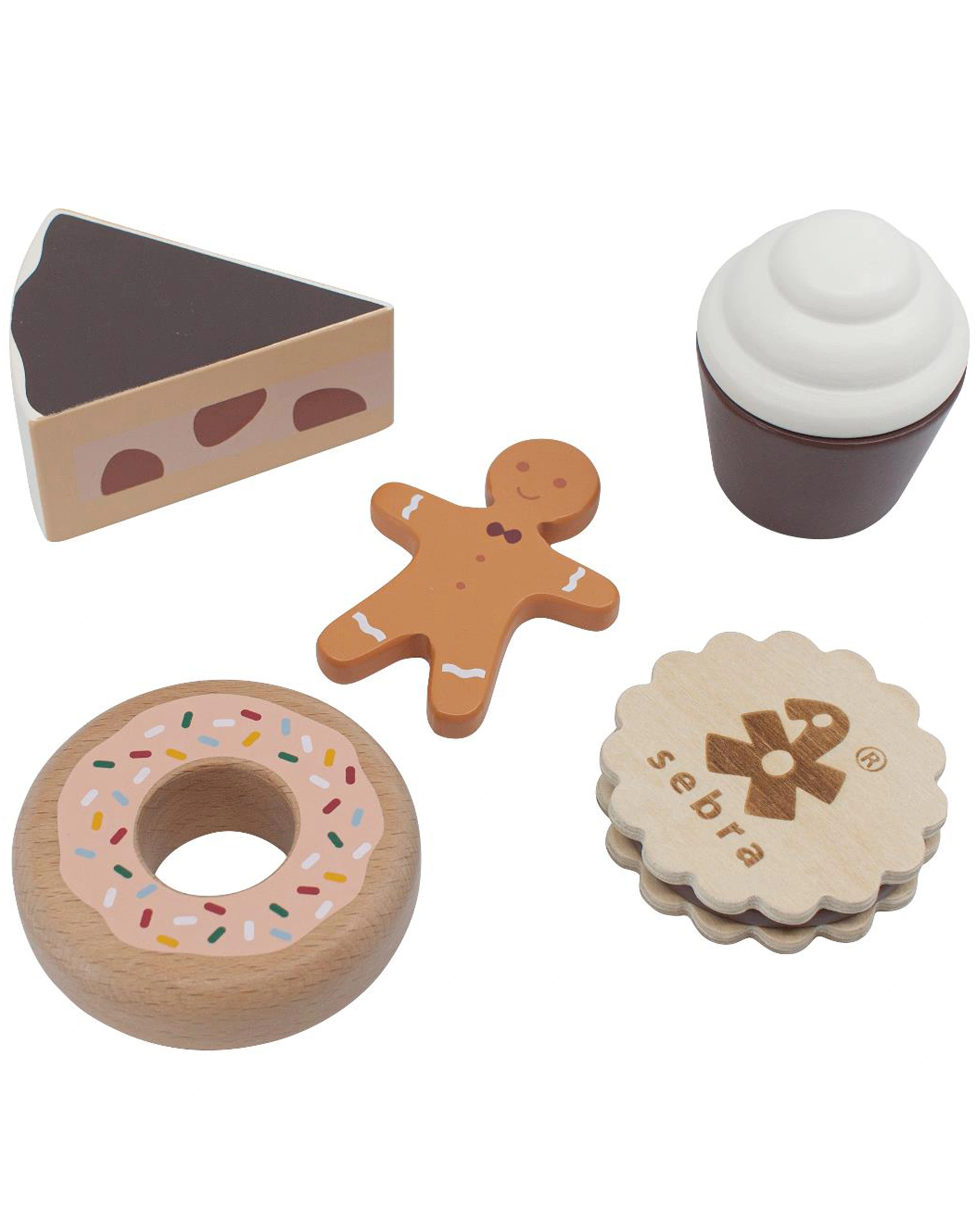 Spiel-Lebensmittel KUCHEN & KEKSE 6-teilig