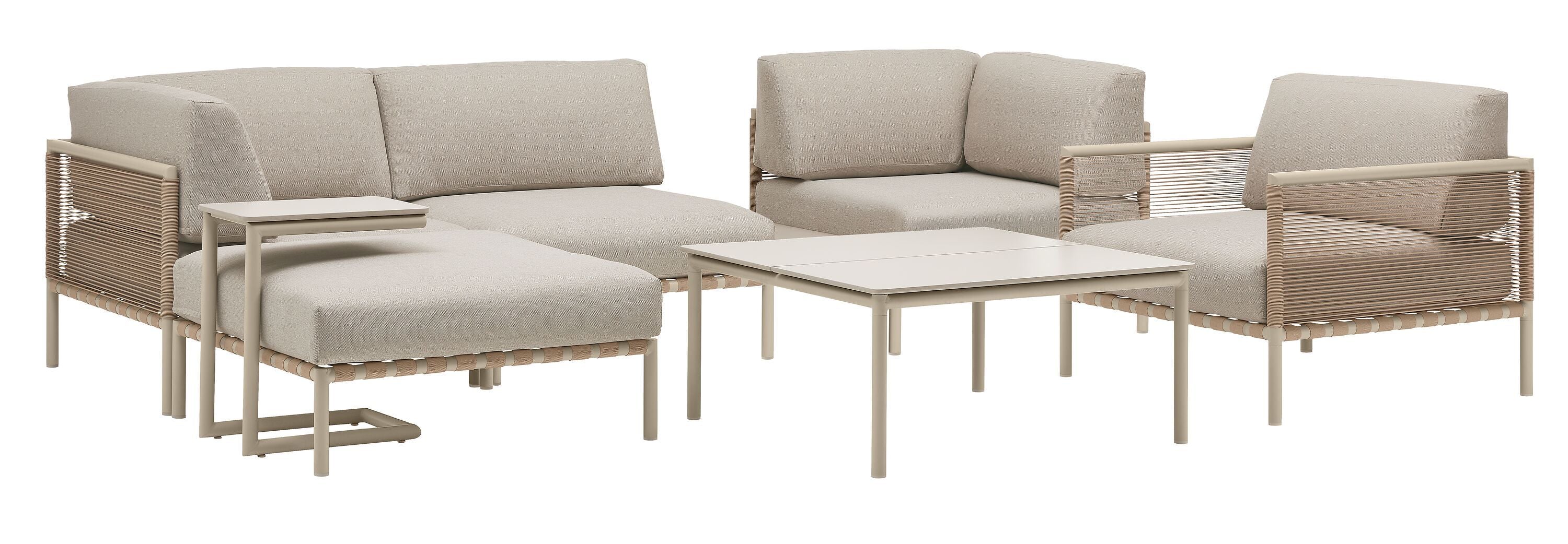 HORIZON Loungeset coral sand - Coral sand