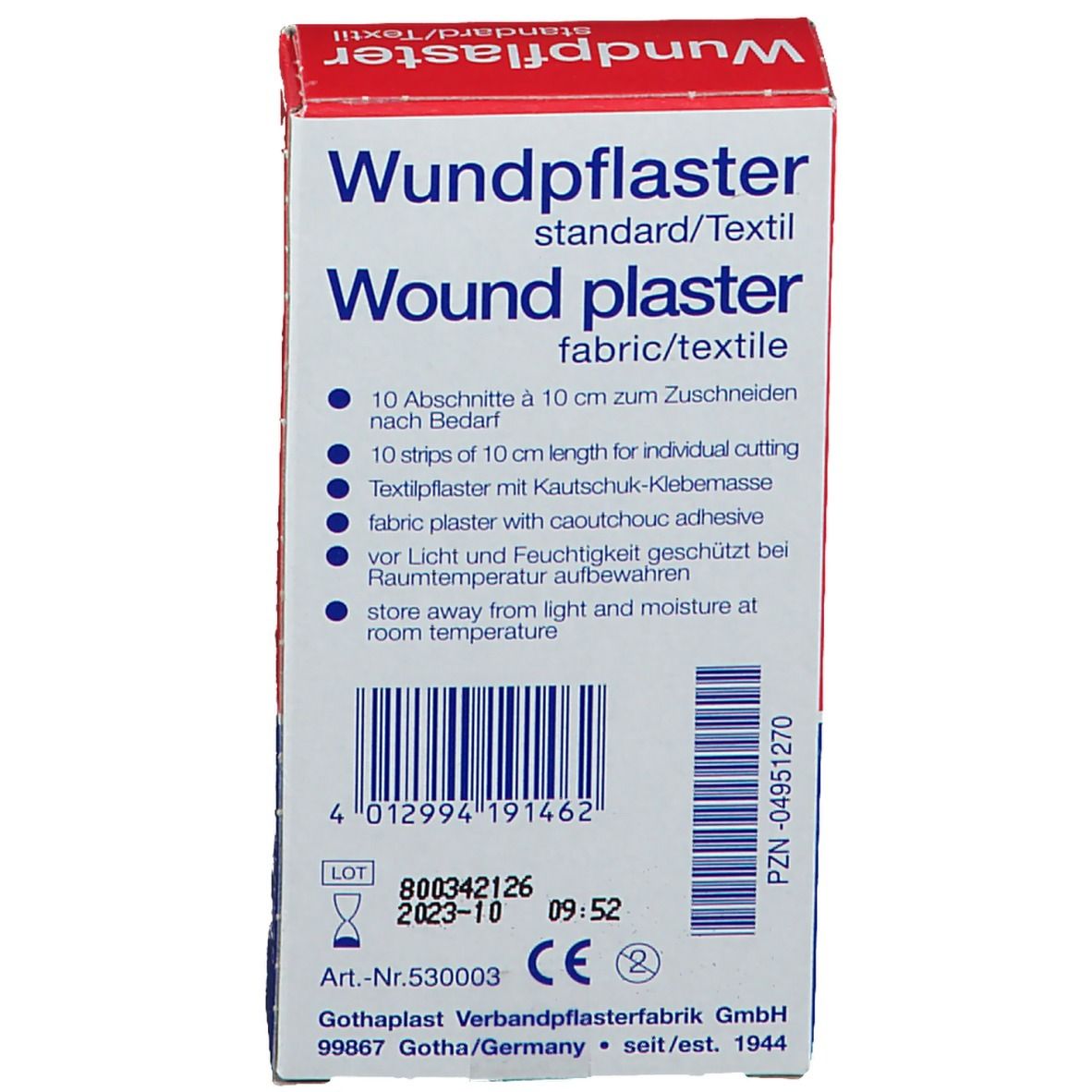 Gothaplast® Wundpflaster standard 1 m x 4 cm