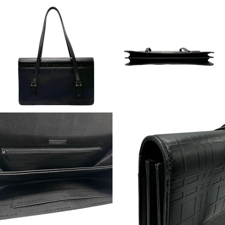 Burberry Vintage Burberry Shoulder Bag Black