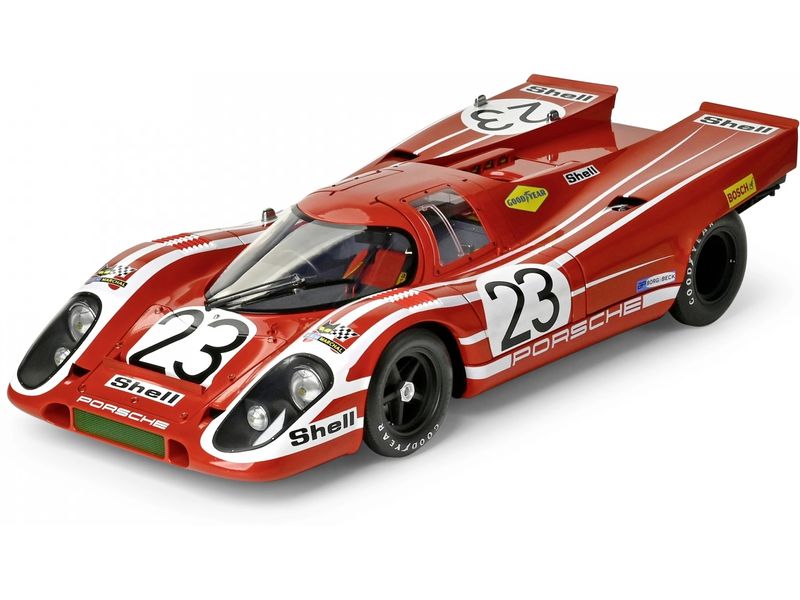 IXO Models Premium Kit Porsche 917KH #23 Salzburg 1:8 Hochdetaillierter Standmodellbausatz im Massstab 1:8