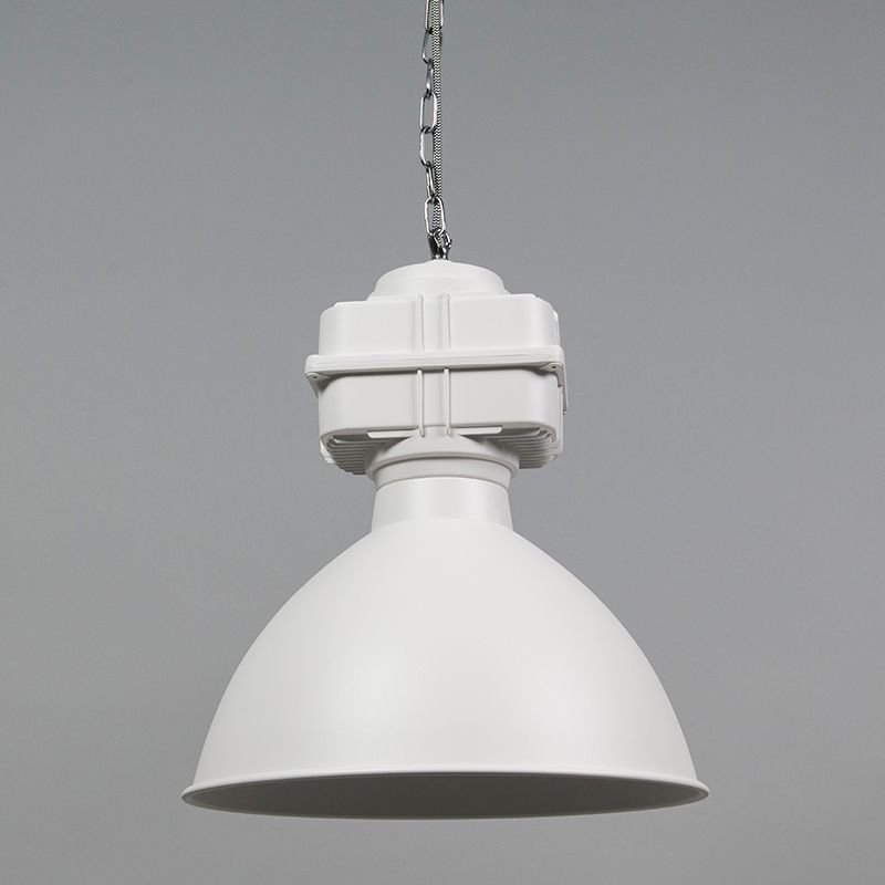 Industriële hanglamp klein mat wit - Sicko