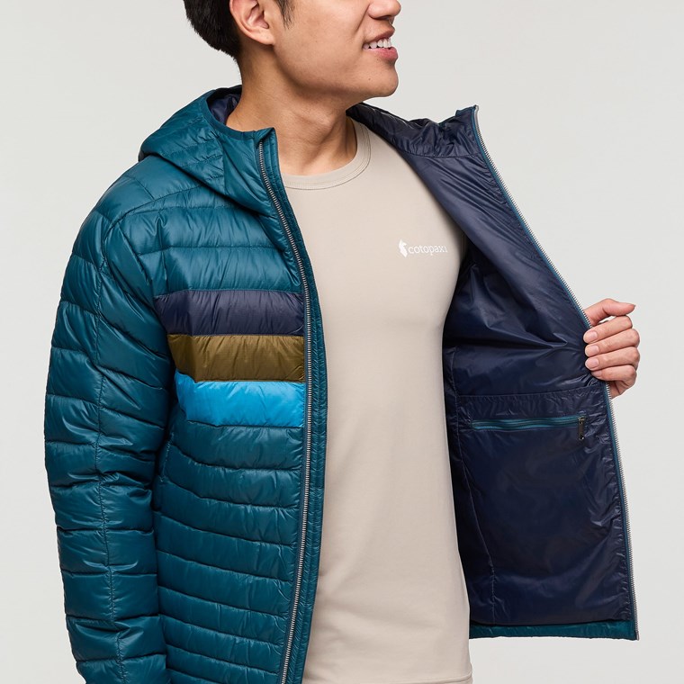 Cotopaxi Fuego Down Hooded Jacket Abyss Stripes