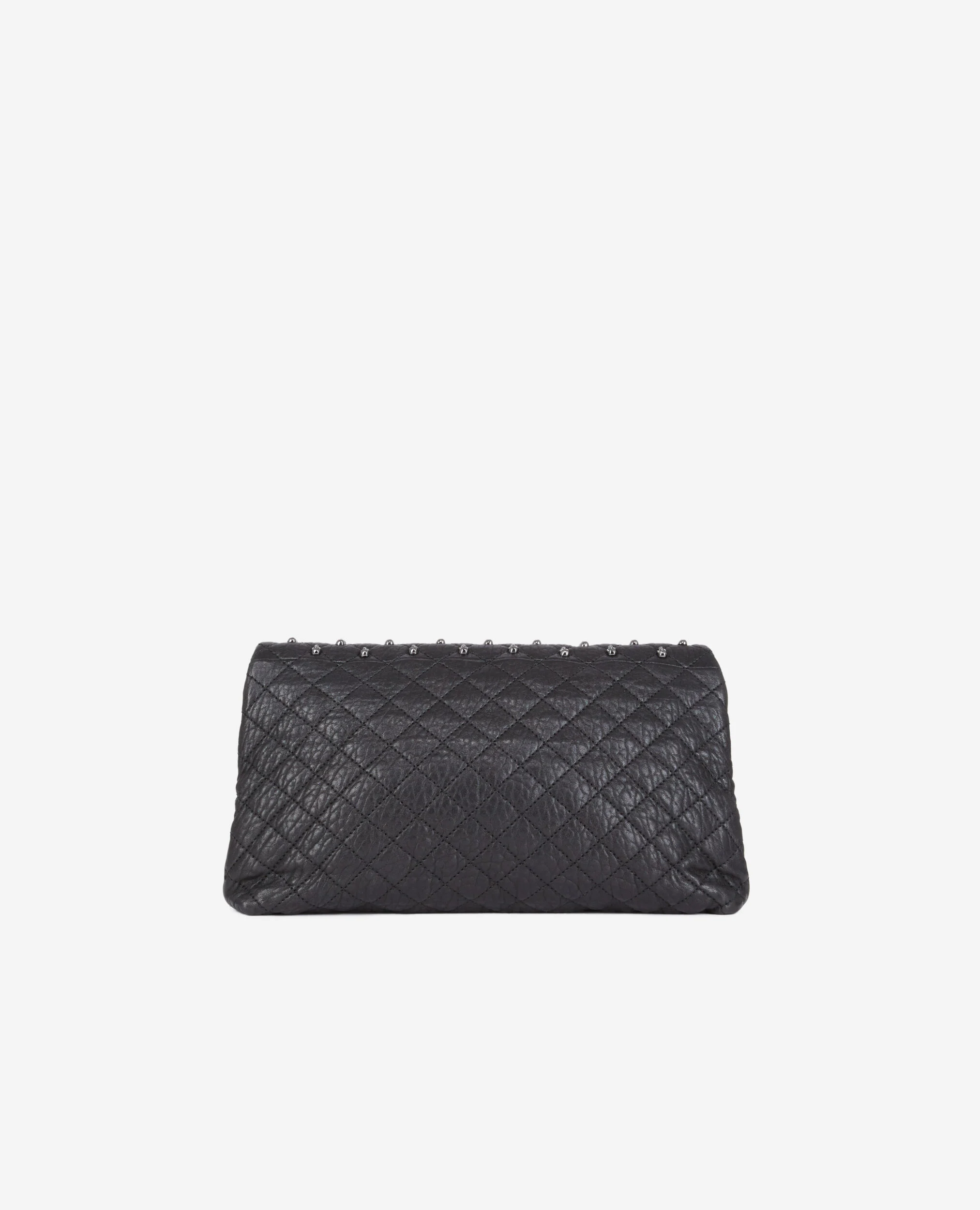 Pochette Héritage small en cuir noire