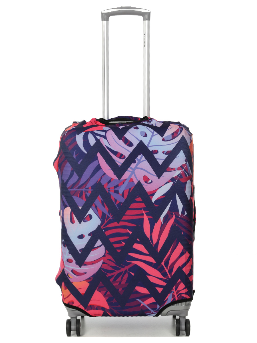 Housse de valise Periea Purple Zigzag M
