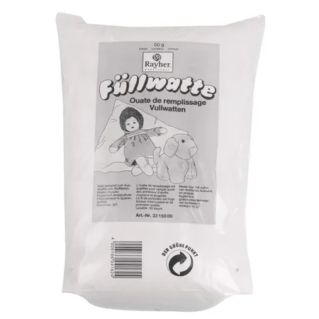Rayher Hobby Füllwatte, hochflauschig, 50g