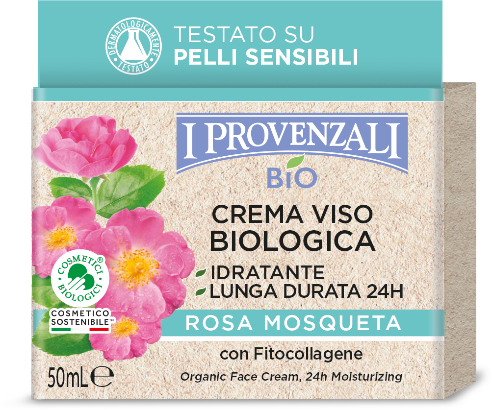 I PROVENZALI  Rosa Mosqueta 24H Feuchtigkeitspflege, 50 ml