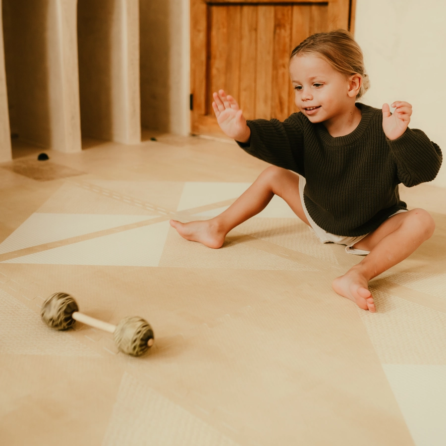 toddlekind Prettier Puzzle Spielmatte Kyte Wheat 120 x 180 cm
