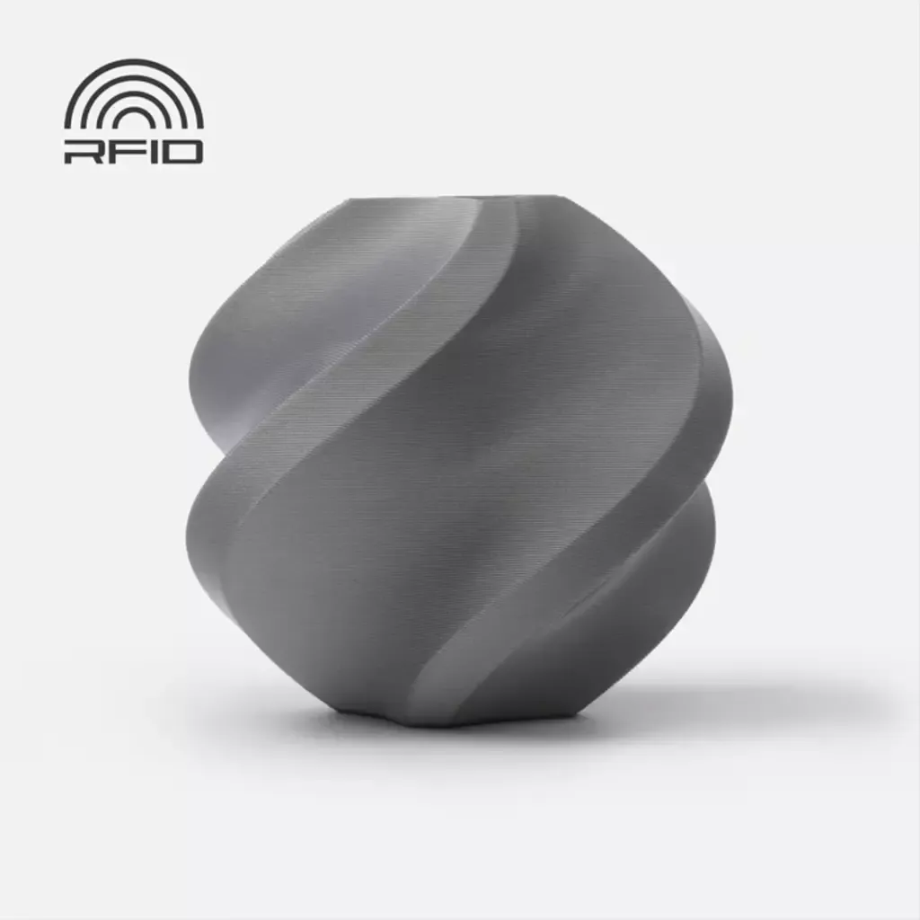 Bambu Lab  PLA Basic Silver, Spule (1.000 g)    Leicht zu druckendes PLA mit glattem Oberflächenfinish in Silber