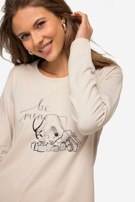 T-Shirt, Eisbären Geschenke, Rundhals, Langarm