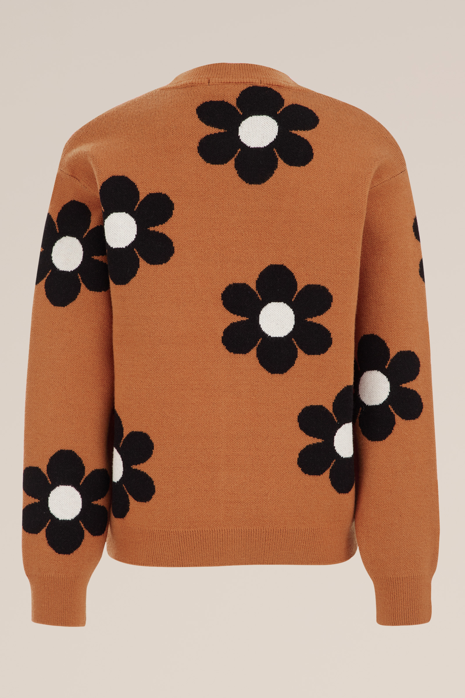 Meisjes vest met dessin WE Fashion Bruin