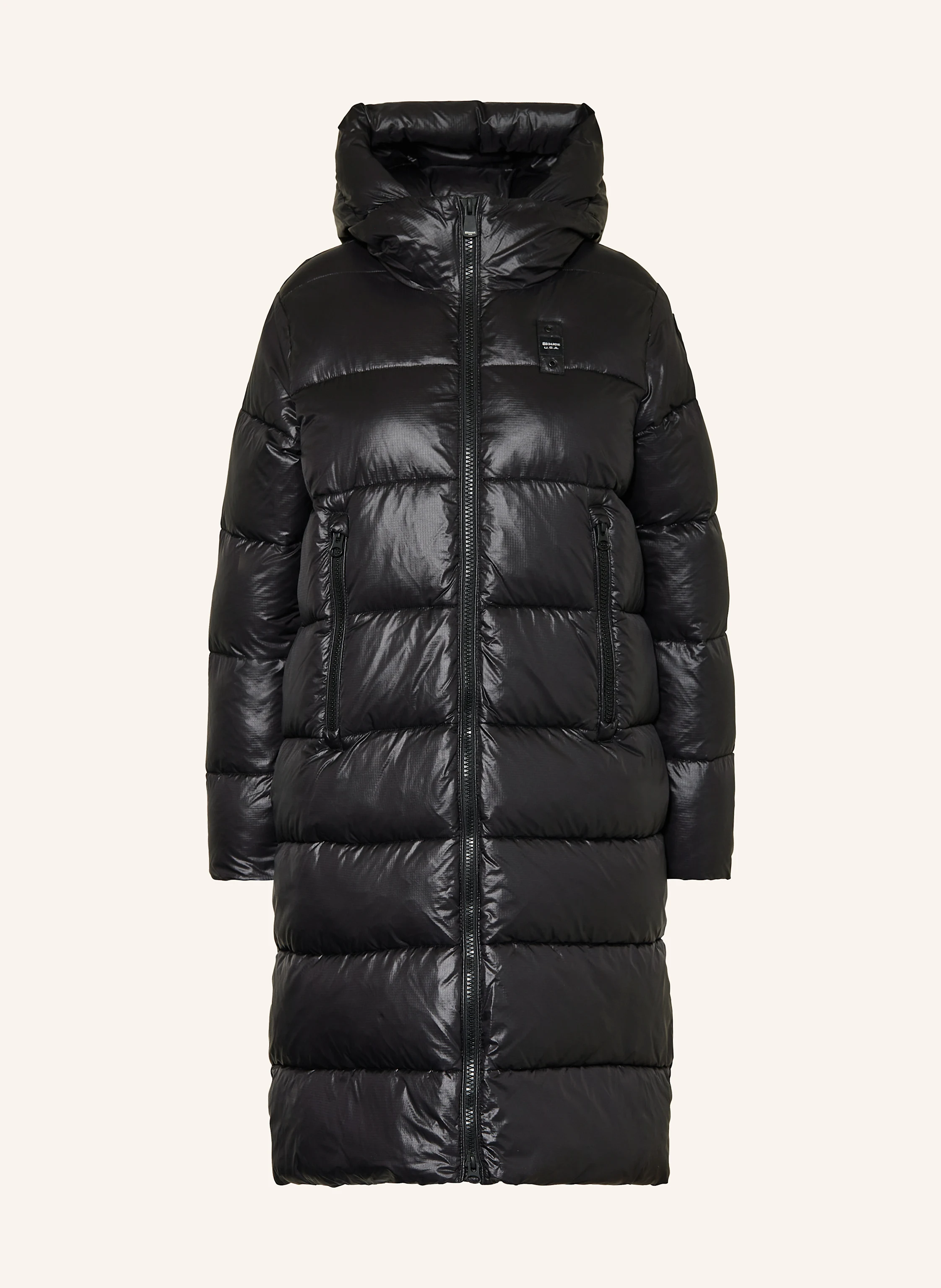 Blauer Steppmantel MARTHA