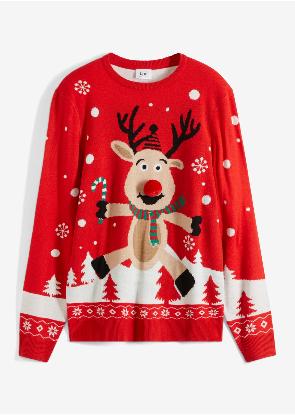 Pull avec motif de Noël