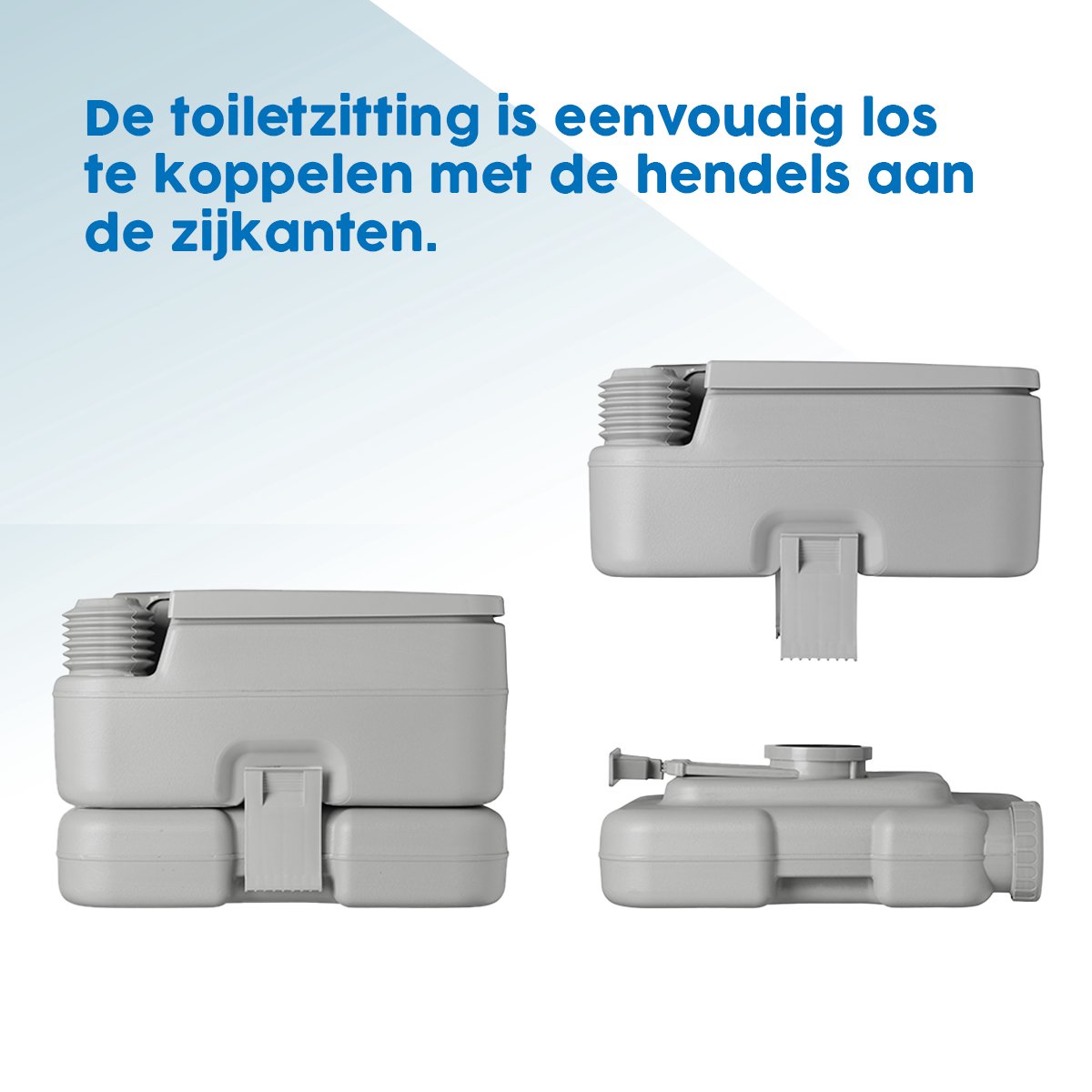 ProPlus draagbaar toilet - 29 cm