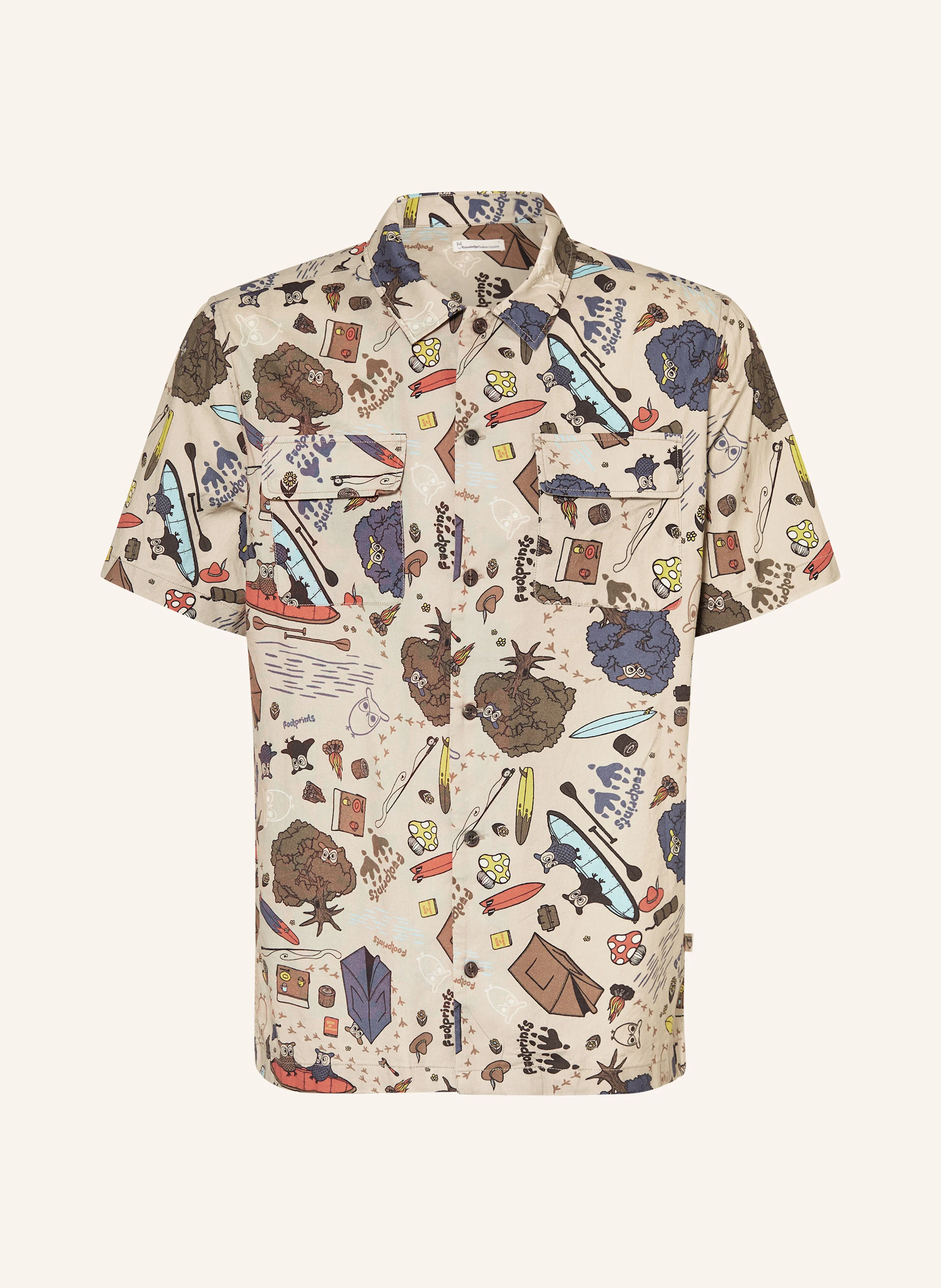 KnowledgeCotton Apparel Resorthemd Regular Fit