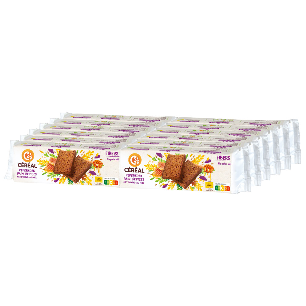 12x Céréal Ontbijtkoek Honing300 gr