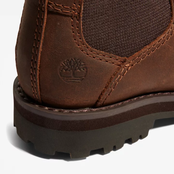Chelsea boots Courma Kid pour tout-petit en marron foncé