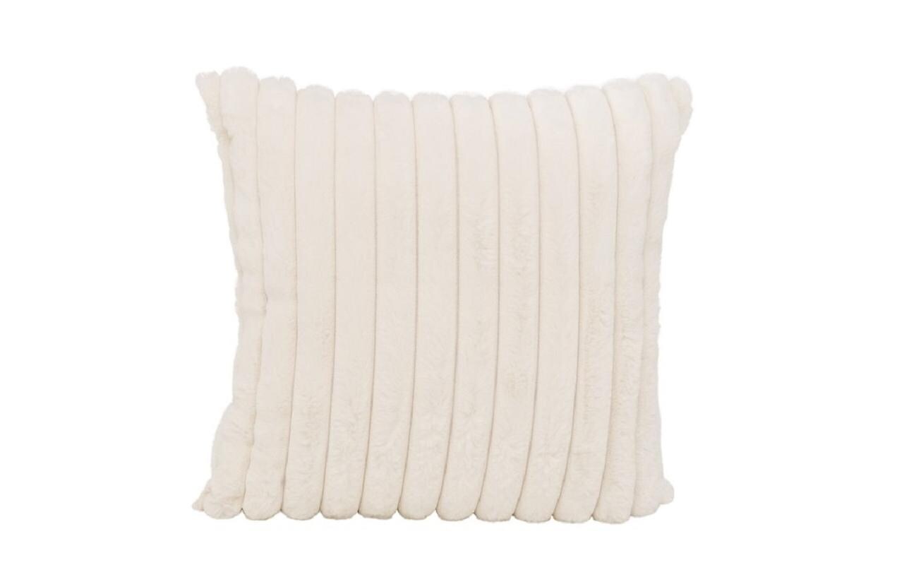 Kissen Lucille 45 x 45 cm, WeissFlauschiges Sofakissen