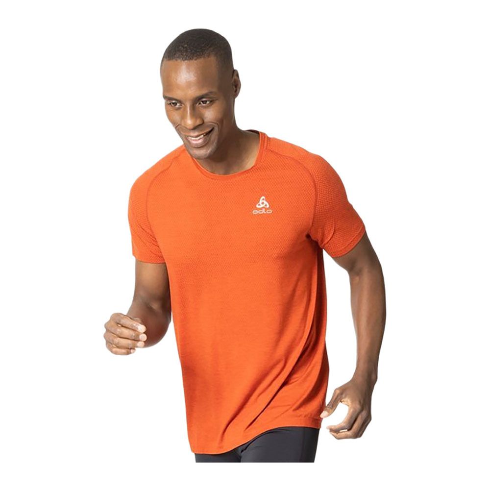 Odlo ESSENTIAL SEAMLESS - Maillot Homme firelight melange