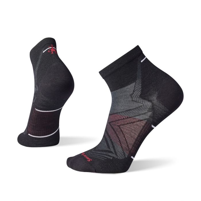 Smartwool Unisex Strømper Run Zero Cushion Ankle Socks Sort
