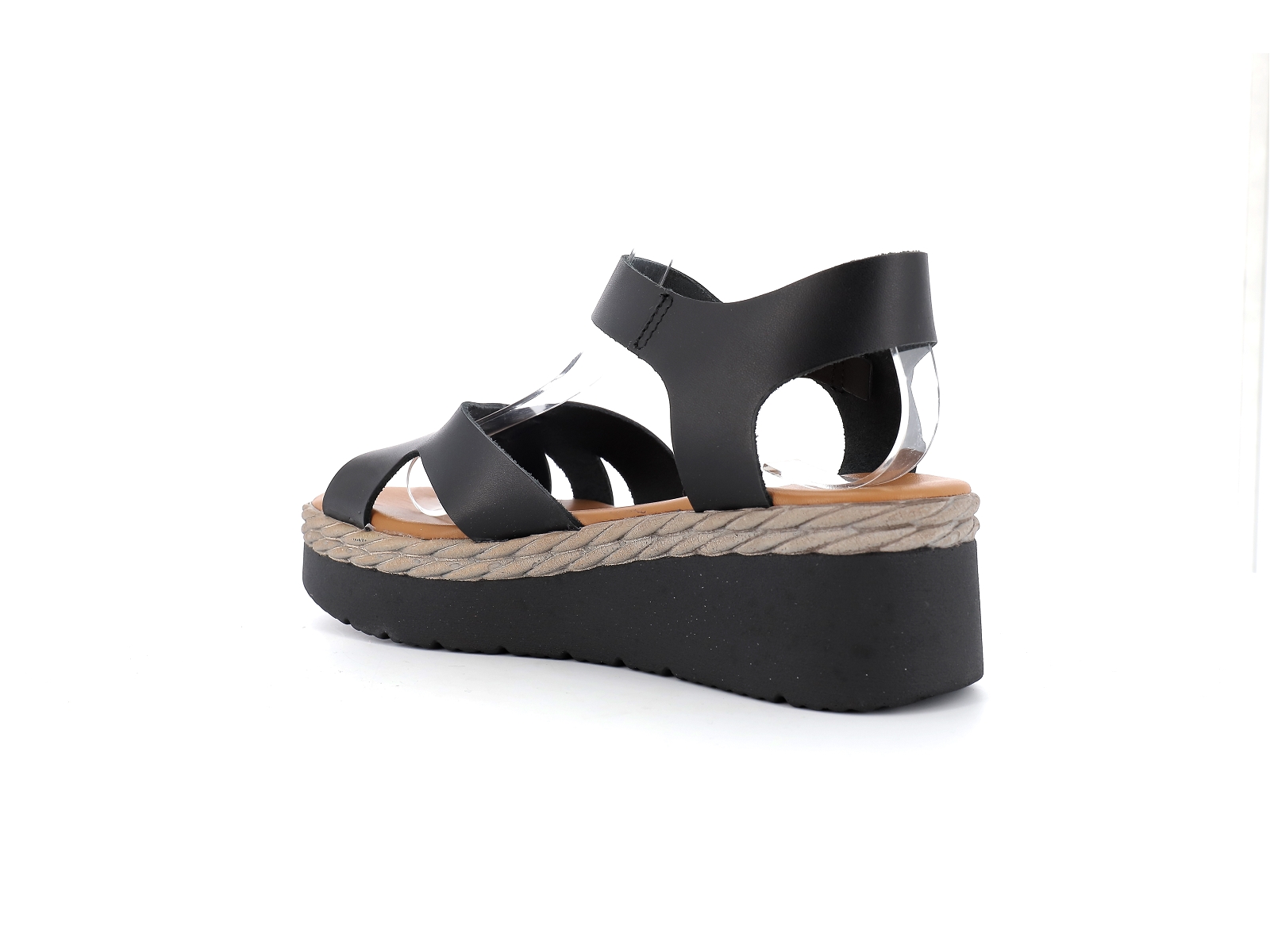 Elue par nous-LIBREVILLE Cuir Noir Bronze