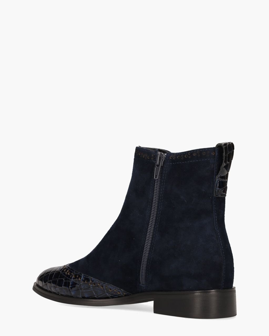 Di Lauro Sheralyn Donkerblauw Dames Chelseaboots