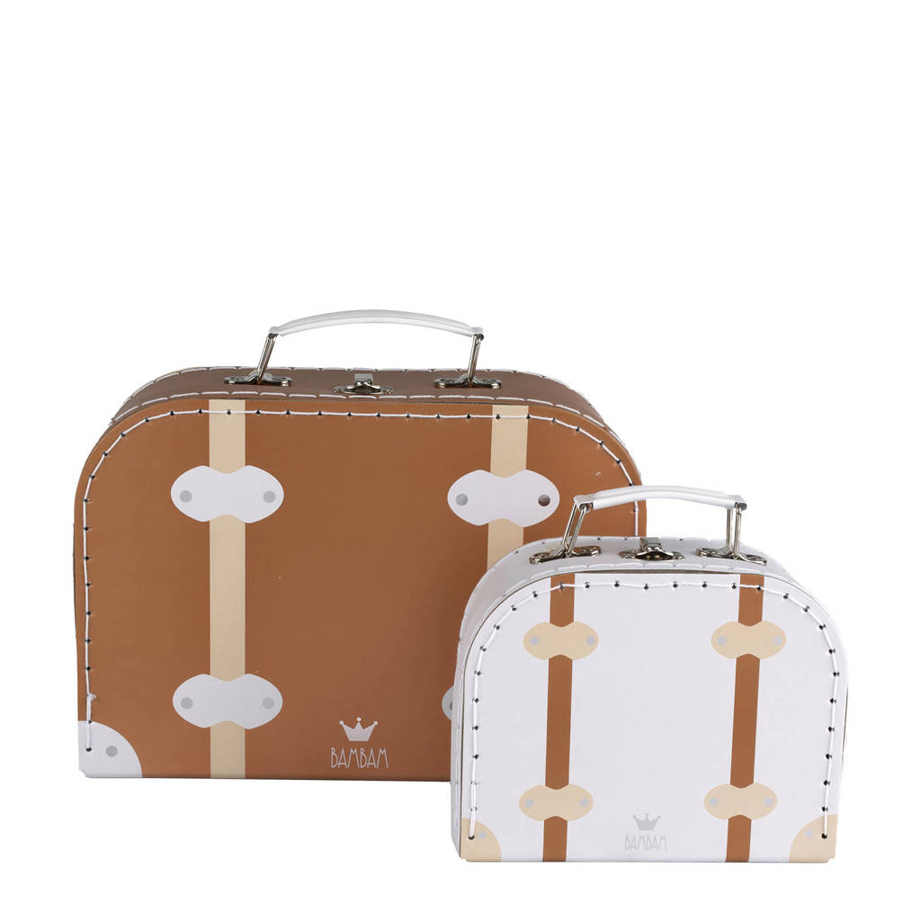 Travel suitcase Vintage brown large