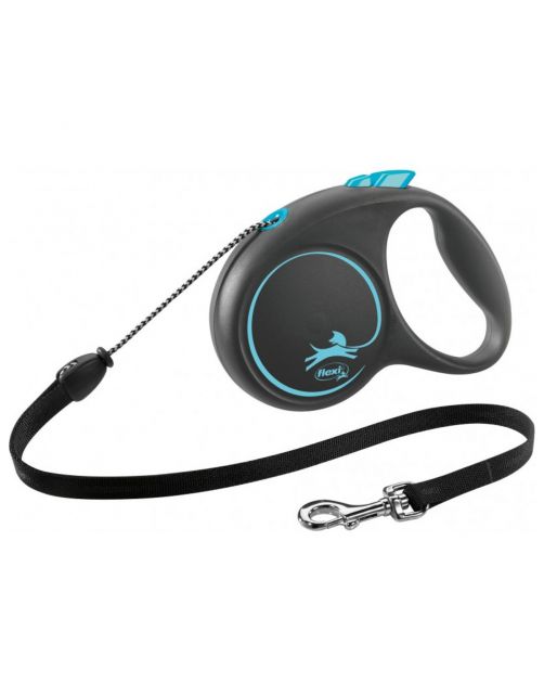 Flexi Black Design Koord M 5 m - Hondenriem
