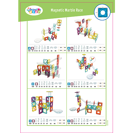 Constructor Kids magnetisk byggesæt 56 dele